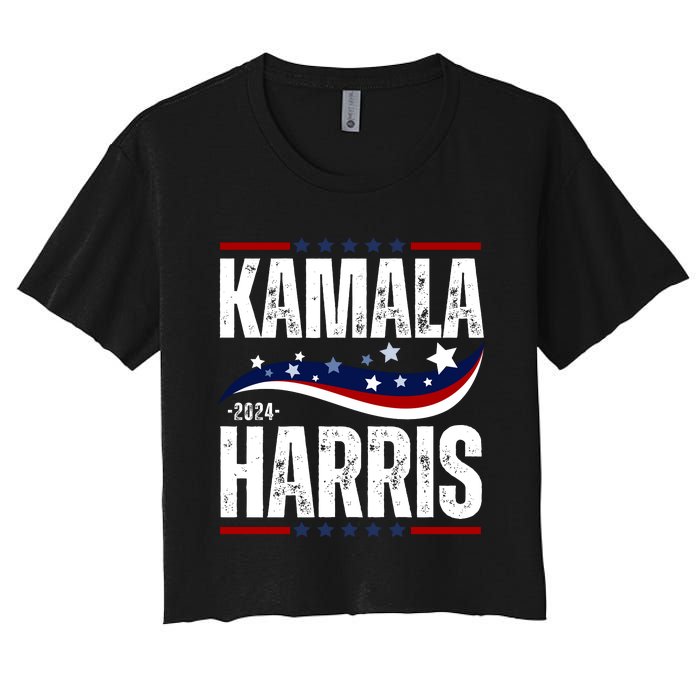 Kamala Harris For President Women's Crop Top Tee