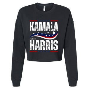 Kamala Harris For President Cropped Pullover Crew