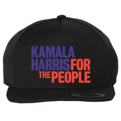 Kamala Harris For The People President 2024 Campaign Wool Snapback Cap