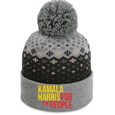 Kamala Harris For The People Kamala The Baniff Cuffed Pom Beanie