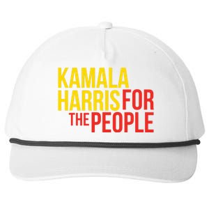 Kamala Harris For The People Kamala Snapback Five-Panel Rope Hat