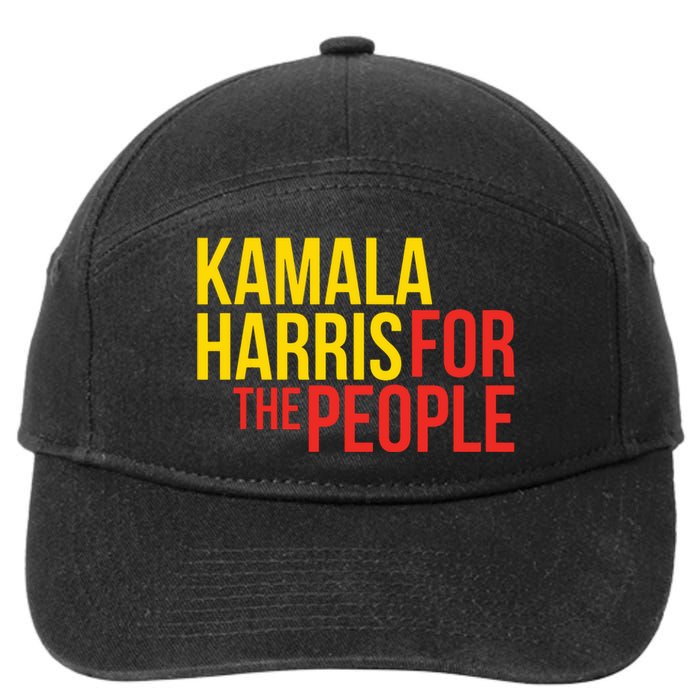 Kamala Harris For The People Kamala 7-Panel Snapback Hat