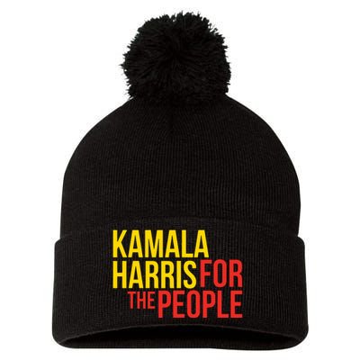 Kamala Harris For The People Kamala Pom Pom 12in Knit Beanie