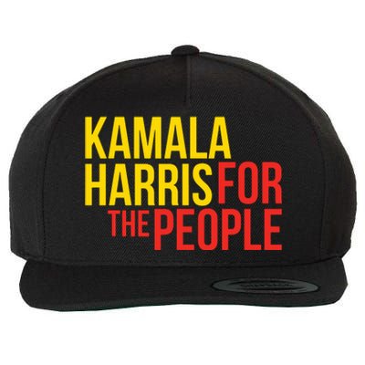 Kamala Harris For The People Kamala Wool Snapback Cap