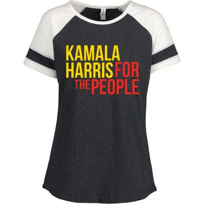 Kamala Harris For The People Kamala Enza Ladies Jersey Colorblock Tee