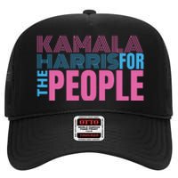 Kamala Harris For The People High Crown Mesh Back Trucker Hat