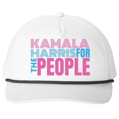 Kamala Harris For The People Snapback Five-Panel Rope Hat