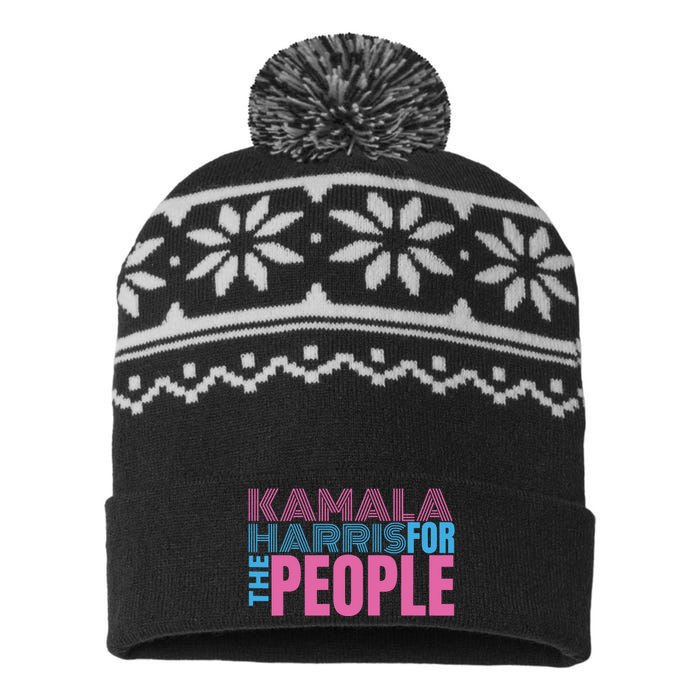 Kamala Harris For The People USA-Made Snowflake Beanie