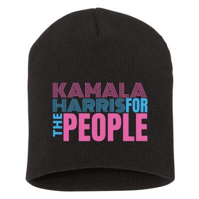 Kamala Harris For The People Short Acrylic Beanie