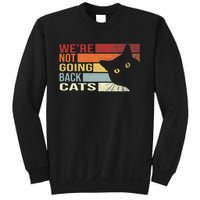 Kamala Harris For President 2024 WeRe Not Going Back Cats Funny Cat 2024 Sweatshirt