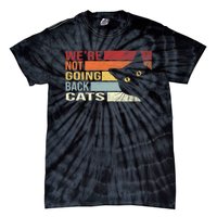 Kamala Harris For President 2024 WeRe Not Going Back Cats Funny Cat 2024 Tie-Dye T-Shirt