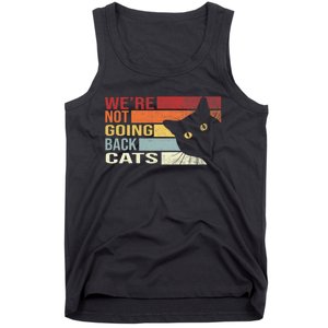 Kamala Harris For President 2024 WeRe Not Going Back Cats Funny Cat 2024 Tank Top