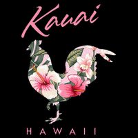 Kauai Hawaii Flower Hibiscus Chicken Lover Souvenir Womens Tank Top