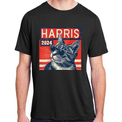 Kamala Harris For President 2024 Katmala Funny Cat Adult ChromaSoft Performance T-Shirt