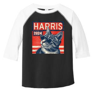 Kamala Harris For President 2024 Katmala Funny Cat Toddler Fine Jersey T-Shirt