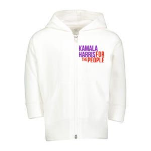 Kamala Harris For The People Kamala 2020 Toddler Zip Fleece Hoodie