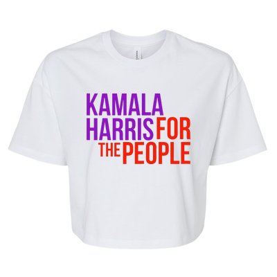 Kamala Harris For The People Kamala 2020 Bella+Canvas Jersey Crop Tee