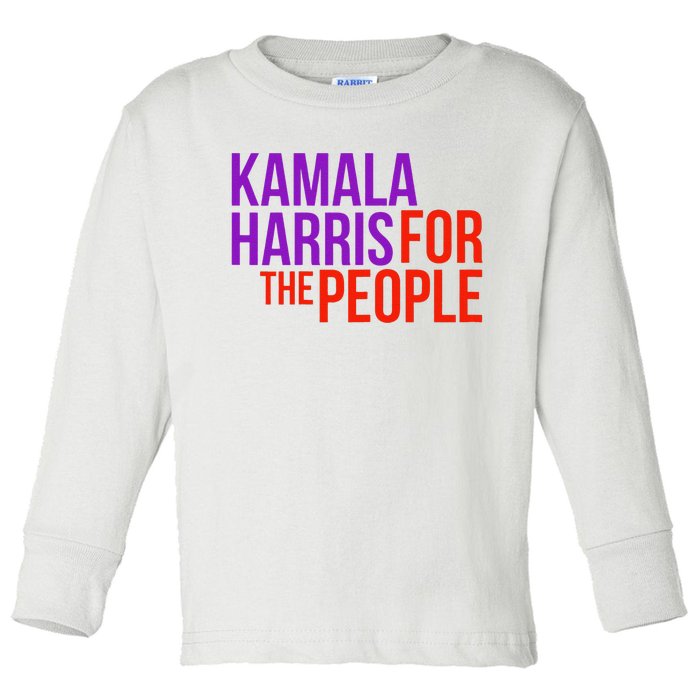 Kamala Harris For The People Kamala 2020 Toddler Long Sleeve Shirt