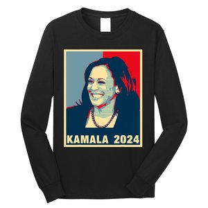 Kamala Harris For President 2024 Madam Vice President Long Sleeve Shirt