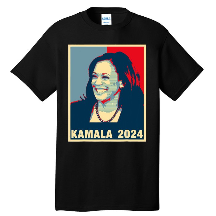 Kamala Harris For President 2024 Madam Vice President Tall T-Shirt