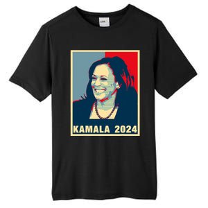 Kamala Harris For President 2024 Madam Vice President Tall Fusion ChromaSoft Performance T-Shirt