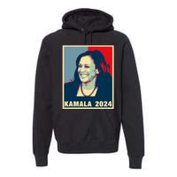 Kamala Harris For President 2024 Madam Vice President Premium Hoodie