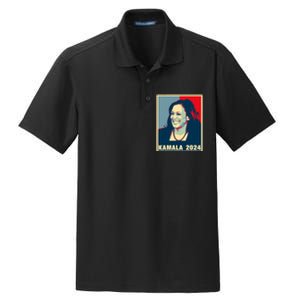 Kamala Harris For President 2024 Madam Vice President Dry Zone Grid Polo