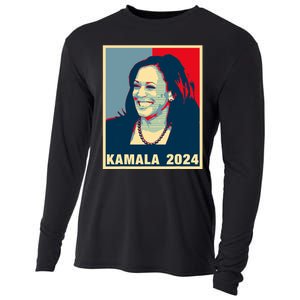 Kamala Harris For President 2024 Madam Vice President Cooling Performance Long Sleeve Crew