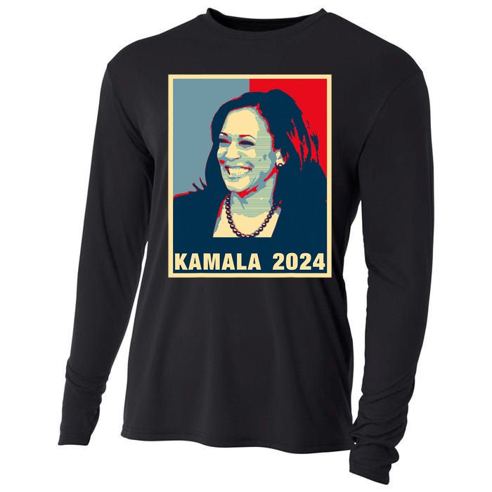 Kamala Harris For President 2024 Madam Vice President Cooling Performance Long Sleeve Crew