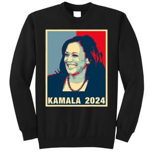 Kamala Harris For President 2024 Madam Vice President Tall Sweatshirt