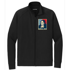 Kamala Harris For President 2024 Madam Vice President Stretch Full-Zip Cadet Jacket