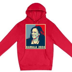 Kamala Harris For President 2024 Madam Vice President Premium Pullover Hoodie