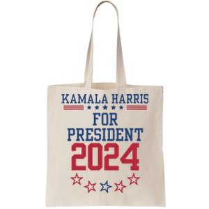 Kamala Harris For President 2024 Tote Bag