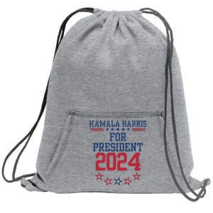 Kamala Harris For President 2024 Sweatshirt Cinch Pack Bag