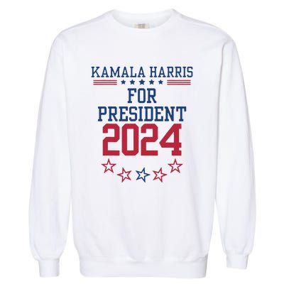 Kamala Harris For President 2024 Garment-Dyed Sweatshirt