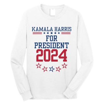 Kamala Harris For President 2024 Long Sleeve Shirt