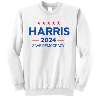 Kamala Harris For President Save Democray 2024 Sweatshirt