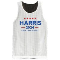 Kamala Harris For President Save Democray 2024 Mesh Reversible Basketball Jersey Tank