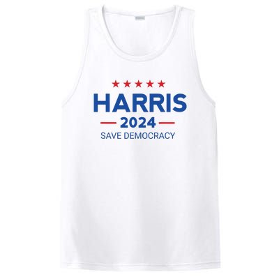 Kamala Harris For President Save Democray 2024 PosiCharge Competitor Tank