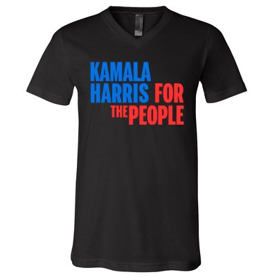 Kamala Harris For The People President 2024 V-Neck T-Shirt