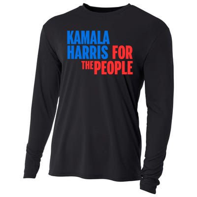 Kamala Harris For The People President 2024 Cooling Performance Long Sleeve Crew