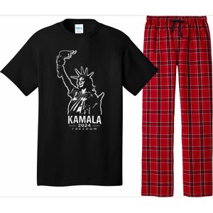 Kamala Harris For Freedom 2024 Campaign Lady Liberty Torch Pajama Set