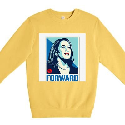 Kamala Harris Forward Premium Crewneck Sweatshirt