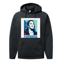 Kamala Harris Forward Performance Fleece Hoodie