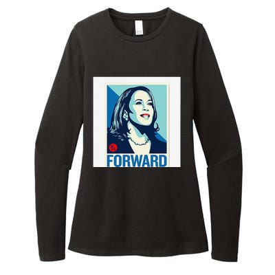 Kamala Harris Forward Womens CVC Long Sleeve Shirt