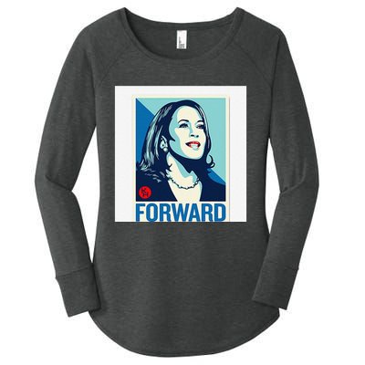 Kamala Harris Forward Women's Perfect Tri Tunic Long Sleeve Shirt