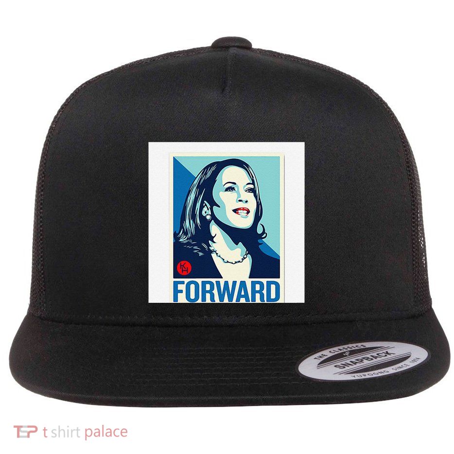 Kamala Harris Forward Flat Bill Trucker Hat