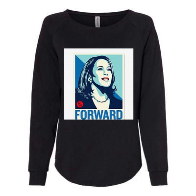 Kamala Harris Forward Womens California Wash Sweatshirt