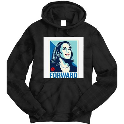 Kamala Harris Forward Tie Dye Hoodie