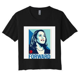 Kamala Harris Forward Women's Crop Top Tee